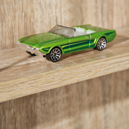 Vitrine murale 5 compartiments aspect chêne - CAVRA