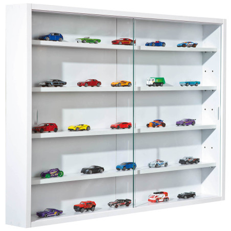 Vitrine murale 5 compartiments blanche - CAVRA