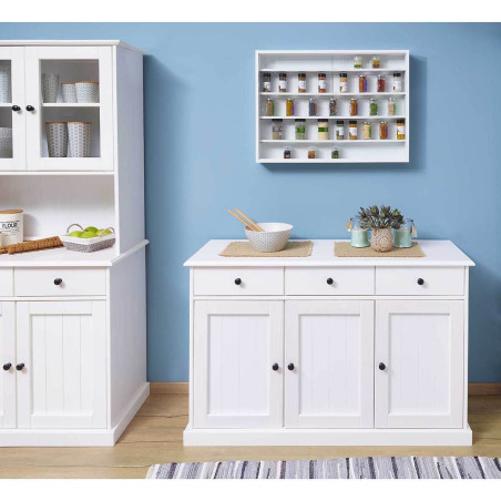 Vitrine murale 5 compartiments blanche - CAVRA