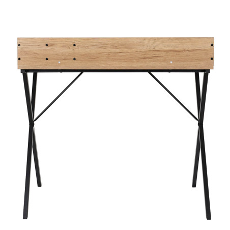 Bureau effet bois avec petits rangements et tasseaux - PAJEN