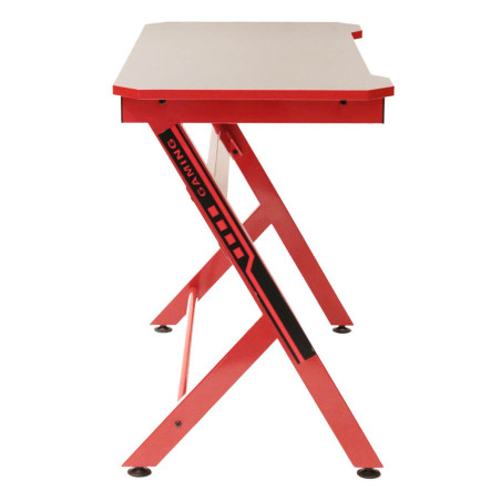 Bureau Métallique Noir et Rouge - GAMIO