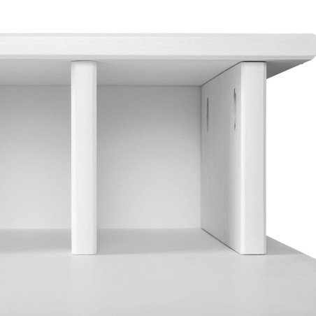 Bureau Bois Massif Vernis Blanc - GRISLY