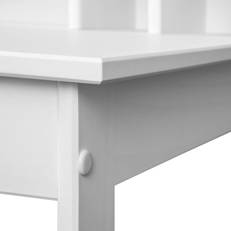 Bureau Bois Massif Vernis Blanc - GRISLY