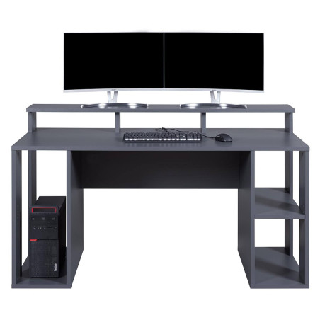 Bureau Gamer Multi-Rangement Anthracite - MARO