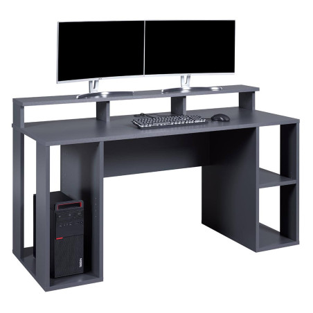 Bureau Gamer Multi-Rangement Anthracite - MARO