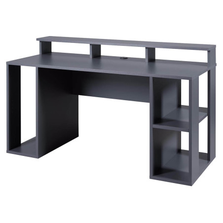 Bureau Gamer Multi-Rangement Anthracite - MARO
