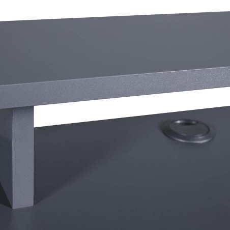Bureau Gamer Multi-Rangement Anthracite - MARO