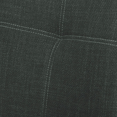 Lot de 2 Chaises Tissu Texturé Gris Anthracite - PASCAL