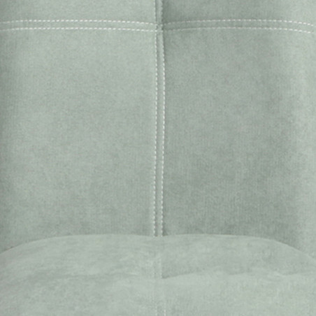 Lot de 2 chaises tissu vert d’eau - PASCAL