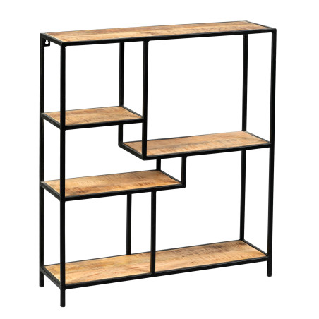 Étagère 5 niveaux en manguier massif - VARIN