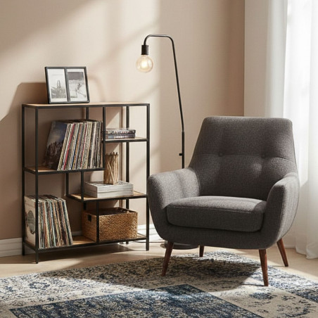 Étagère 5 niveaux en manguier massif - VARIN