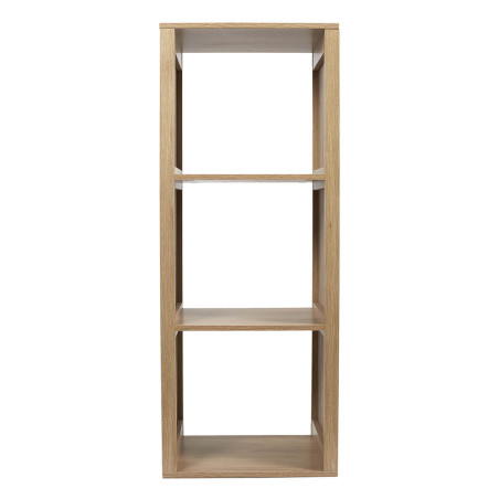 Rangement 3 cases effet bois avec tasseaux - PAJEN