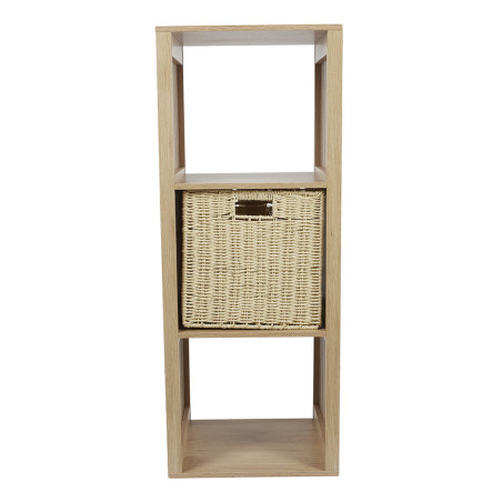 Rangement 3 cases effet bois avec tasseaux - PAJEN