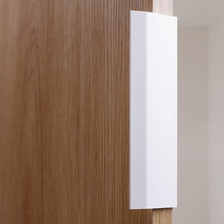 Meuble 2 Portes 2 Niches Blanc Effet Bois - OPHIO