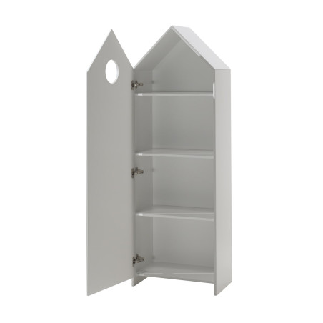 Armoire Cabane de Plage Blanche 1 Porte - HAVRESAC