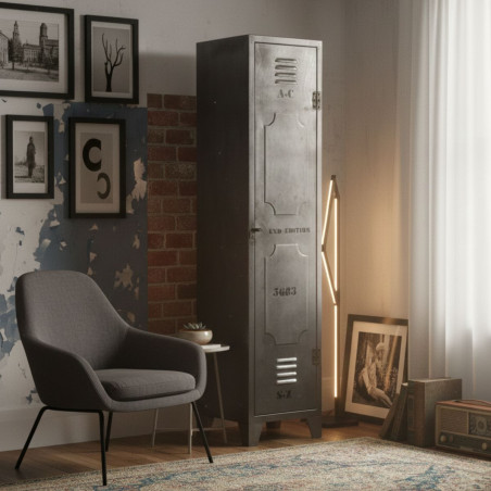 Casier de Rangement Gris - RAVEL