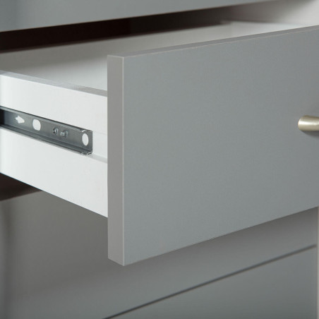 Caisson 4 Tiroirs  Blanc sur Roulettes - OKLIO