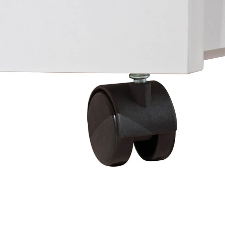 Caisson 4 tiroirs sur roulettes blanc - TAREL