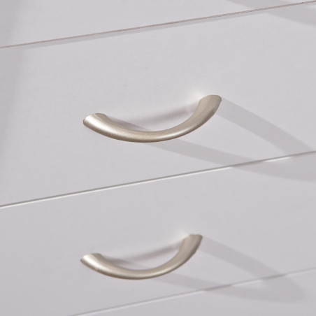 Caisson 4 tiroirs sur roulettes blanc - TAREL