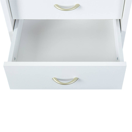 Caisson 4 tiroirs sur roulettes blanc - TAREL