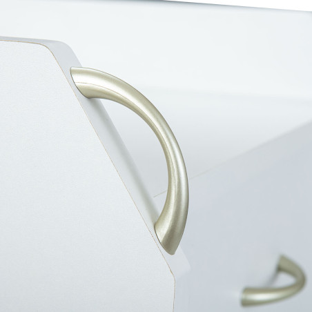 Caisson 4 tiroirs sur roulettes blanc - TAREL