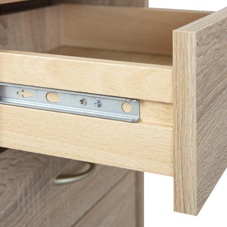 Caisson 4 Tiroirs sur Roulettes Aspect Chêne - EIGOR