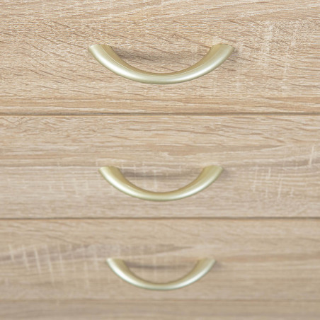 Caisson 4 Tiroirs sur Roulettes Aspect Chêne - EIGOR