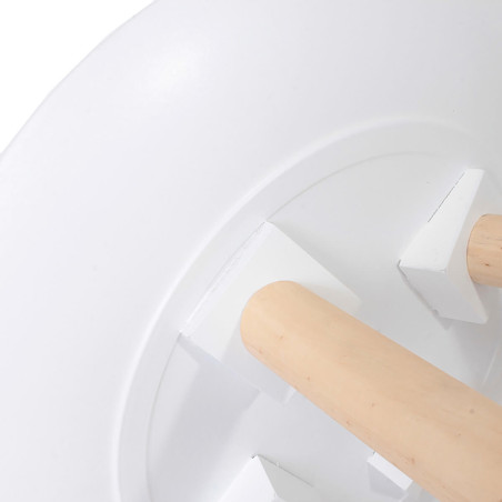 Tables gigognes blanches motif gouttelettes - TANIO