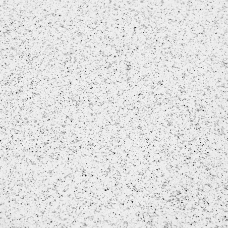 Lot de 2 Tables Gigognes Effet Granit Blanc - GRAVA