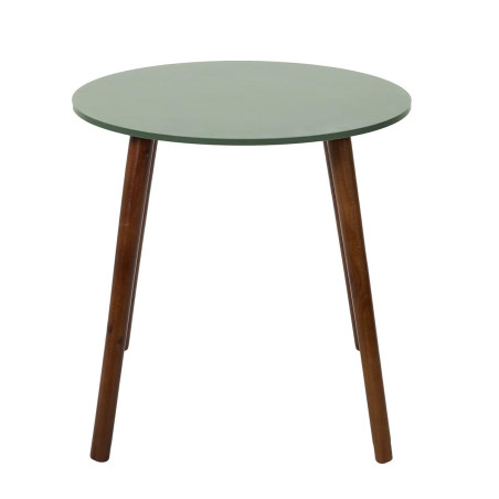 Duo de tables gigognes coloris vert et motif forêt - VOSEN
