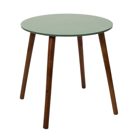 Duo de tables gigognes coloris vert et motif forêt - VOSEN