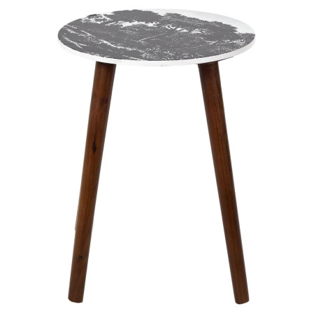 Duo de tables gigognes coloris vert et motif forêt - VOSEN