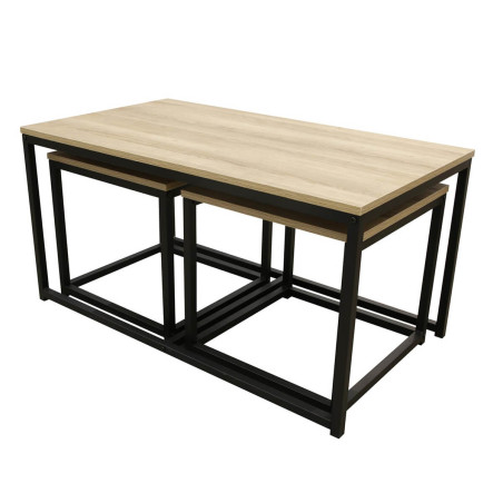 Lot de 3 Tables Basses Gigognes - CYRIA