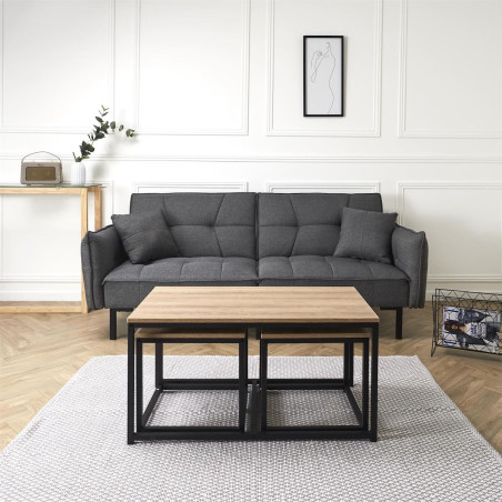 Lot de 3 Tables Basses Gigognes - CYRIA