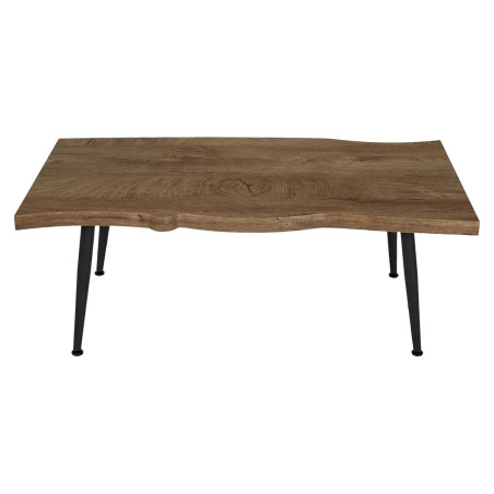 Table basse 100 cm plateau aspect bois authentique - STARO