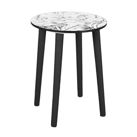 Lot de 2 Tables Gigognes Plateaux Motif Jungle - LEINA