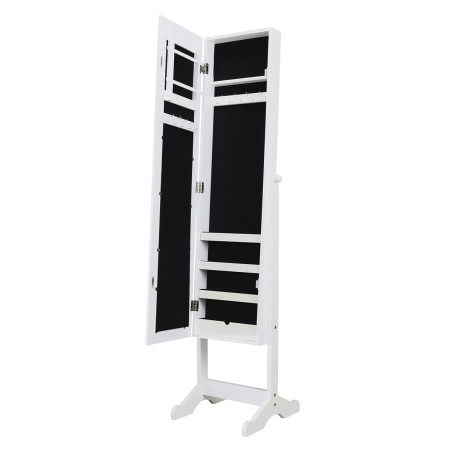 Armoire à Bijoux sur Pieds avec Miroir - ELYRA