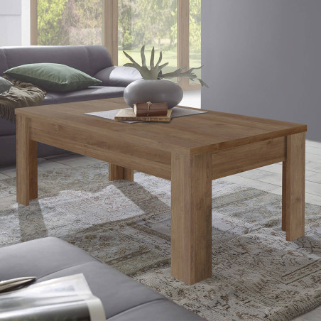 Table Basse Rectangulaire Aspect Chêne - MERCIA