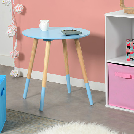 Table Basse Ronde Bleue - BAVEN