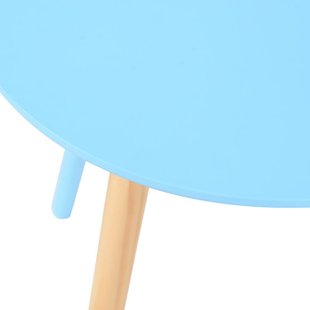 Table Basse Ronde Bleue - BAVEN