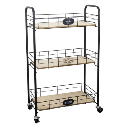 Desserte à roulettes 3 bacs - DAVIO