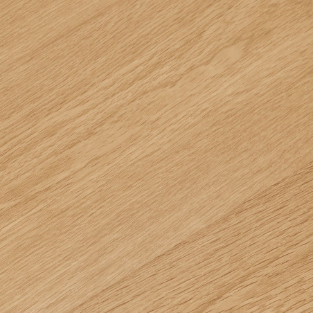 Meuble TV 2 portes 2 tiroirs chêne massif placage chêne - GARANCOR