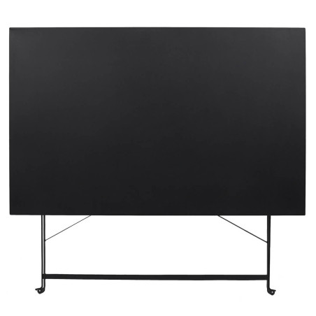 Table de repas rectangulaire pliante noire - MALIO
