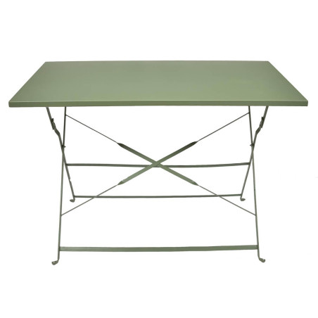 Table de jardin pliante kaki 110x70cm - MANAS