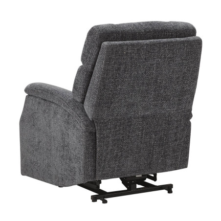 Fauteuil relax releveur électrique tissu gris foncé - LINIRA