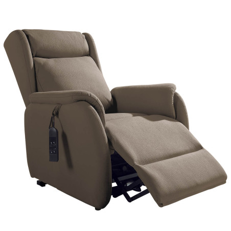 Fauteuil releveur beige - ZAREL