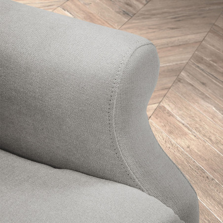 Fauteuil relax releveur électrique tissu gris clair - FAINA