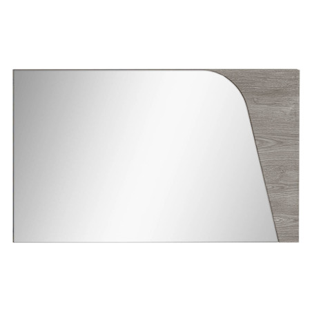 Miroir rectangulaire avec cadre aspect bois - ABBIO