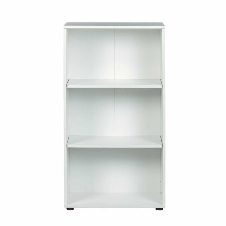 Étagère bibliothèque 3 niveaux blanc - LEOR