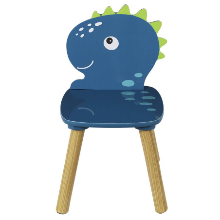 Ensemble table et chaises pour enfants décor dinosaure bleu - HIPPA